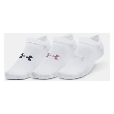 Under Armour Ponožky UA Essential No Show 3pk-WHT - unisex