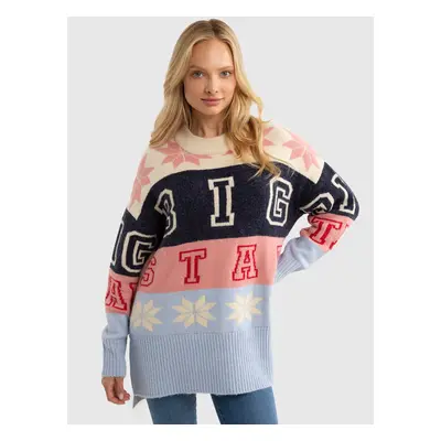 Big Star Woman's Sweater 000 Multicolor