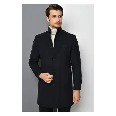 PLT8391 DEWBERRY MEN'S COAT-NAVY BLUE