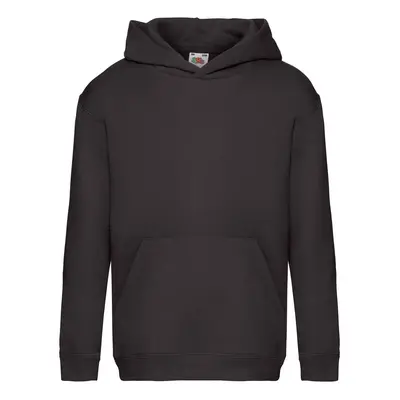 Czarna bluza dziecięca Hooded Sweat Fruit of the Loom