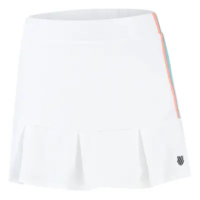 Dámská sukně K-Swiss Hypercourt Pleated Skirt White