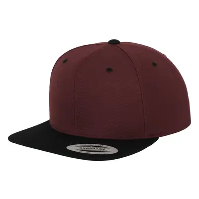 Klasický Snapback 2-Tone kaštanová/blk