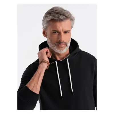 Ombre Men's hooded sweatshirt - black V OM-SSBN