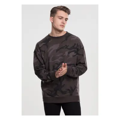 Camo Crewneck tmavé maskování