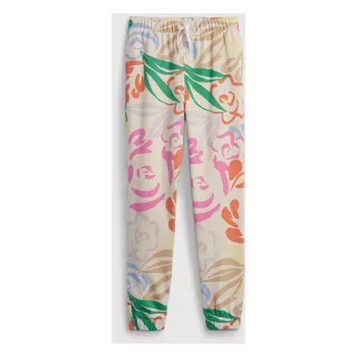 GAP Dětské tepláky floral - Holky