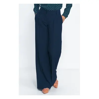 Nife Woman's Pants SD81 Navy Blue