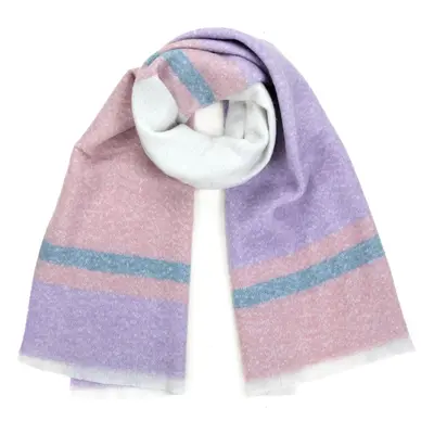 Art Of Polo Woman's Scarf Sz23426-4 Fuchsia/Light Pink