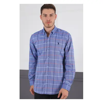 G716 DERBERRY MEN'S SHIRT-BLUE