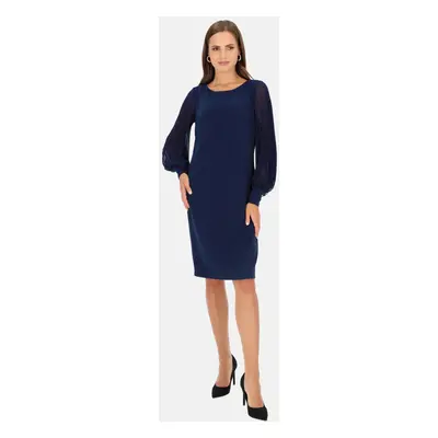 Potis & Verso Woman's Dress Ricarda Navy Blue