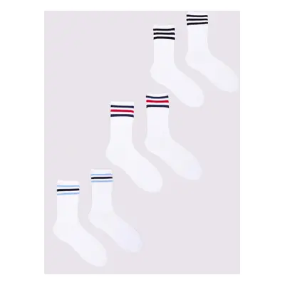 Yoclub Unisex's Mens' Socks Basic Colours 3-Pack SKA-0130U-0100