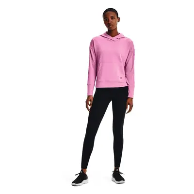 Dámská mikina Under Armour Rival Terry Taped Hoodie Planet Pink