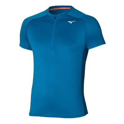 Pánské tričko Mizuno ER Trail HZ Tee Mykonos Blue