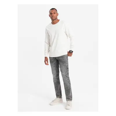 Ombre Men's denim pants STRAIGHT LEG - gray