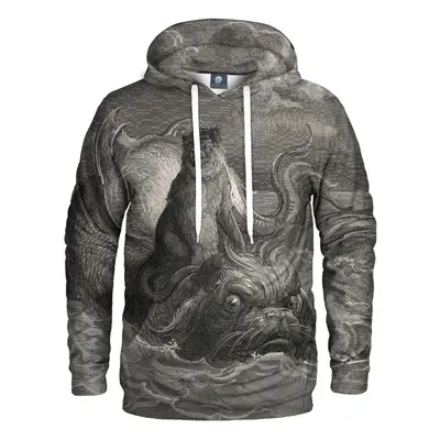 Aloha From Deer Unisex's Dore Series - Monkey On A Dolphin Hoodie H-K AFD494