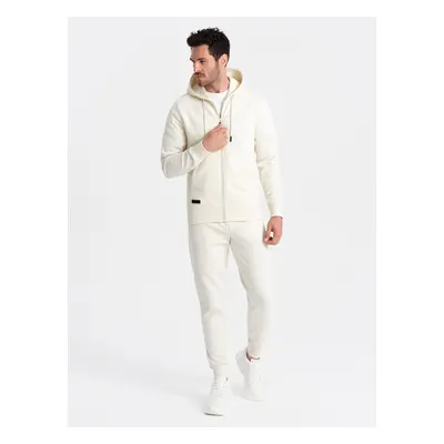 Ombre BASIC men's sweatshirt set unbuttoned sweatshirt + joggers