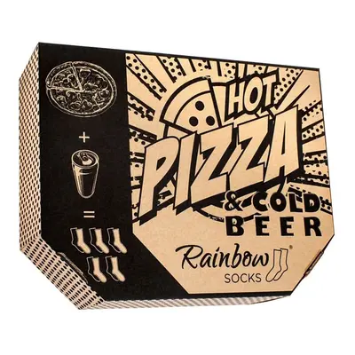 ZOOKSY/RAINBOW SOCKS Sada Rainbow Socks Pizza & Beer párů