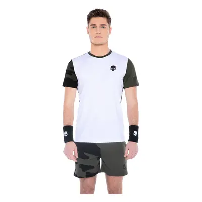 Pánské tričko Hydrogen Tech Camo Tee White/Military Green