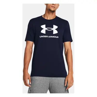 Under Armour Tričko UA SPORTSTYLE LOGO UPDATE SS-BLU - Pánské