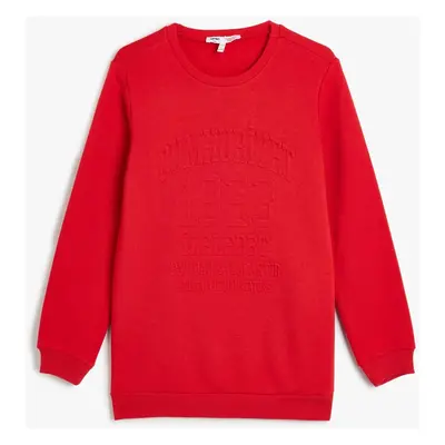 Koton Red Boy Sweatshirt