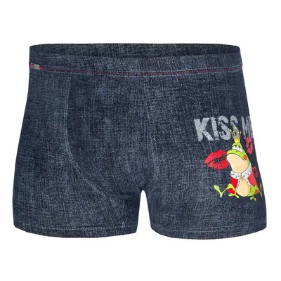 Boxerky Kiss Me 010/56 Navy