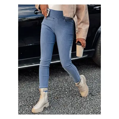 Legginsy damskie COZYVIBE a'la jeans jasnoniebieskie Dstreet