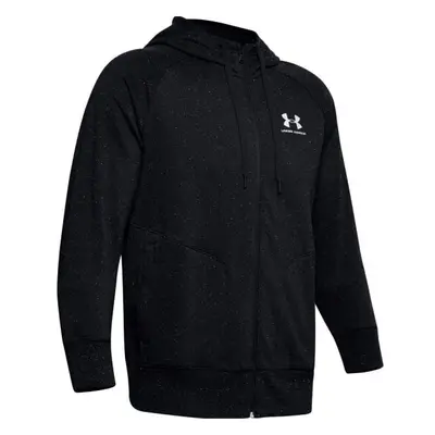 Pánská mikina Under Armour SPECKLED FLEECE FZ HOODIE-BLK