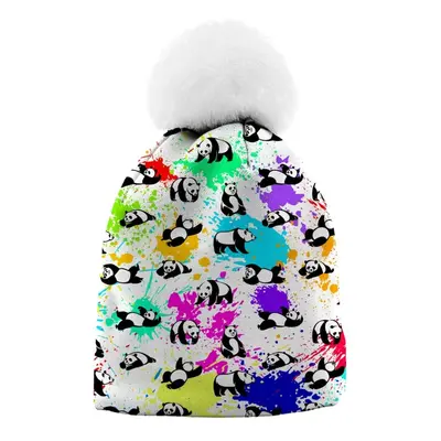 Mr. GUGU & Miss GO Woman's Colours Of Panda Beanie WB21WH