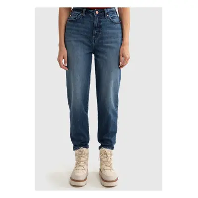 Big Star Woman's Mom Jeans Trousers Denim 515