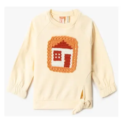 Koton Baby Girl Beige Sweatshirt