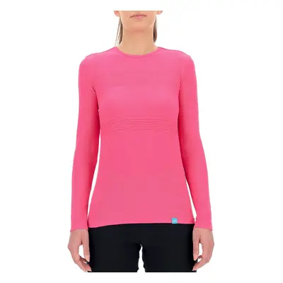 Dámské tričko UYN Natural Training OW Shirt LS Pink Yarrow