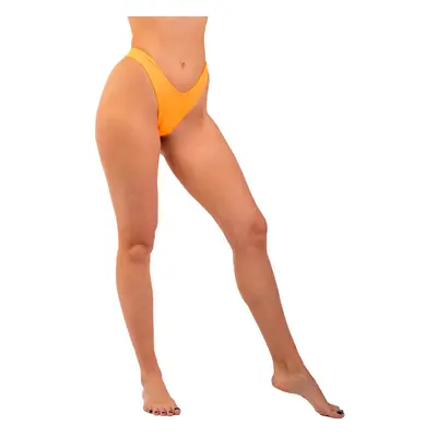 Dámské plavky Nebbia High Cut V-Shape Bikini Bottom Orange Neon