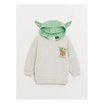 LC Waikiki Long Sleeve Star Wars Printed Baby Boy Hoodie