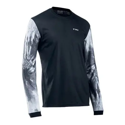 Pánský cyklistický dres NorthWave Enduro Jrs Ls Black/Anthracit