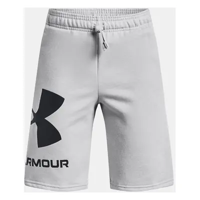 Under Armour Kraťasy UA RIVAL FLEECE LOGO SHORTS-GRY - Kluci