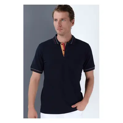 T8567 DEWBERRY MEN'S T-SHIRT-NAVY BLUE