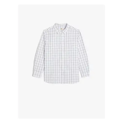 Koton Long Sleeve Shirt Cotton Buttoned Classic Collar