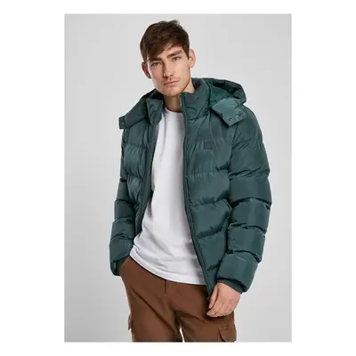 Bunda s kapucí Puffer Jacket bottlegreen