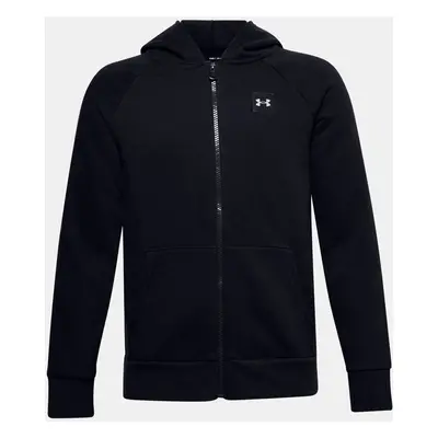 Under Armour Mikina UA RIVAL FLEECE FZ HOODIE-BLK - Kluci