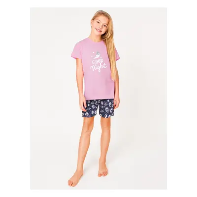 Yoclub Kids's Girls' Short Cotton Pyjamas PIA-0022G-A110