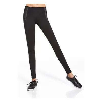 Bas Bleu ACTIVELLA two-tone sports leggings with decorative stitching