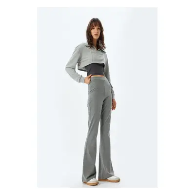 Koton Gray Women's Trousers