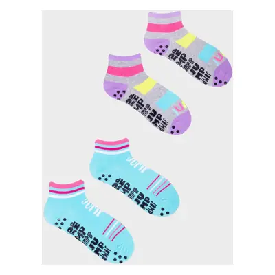 Yoclub Kids's Trampoline Socks 2-Pack SKS-0021G-AA0A-001