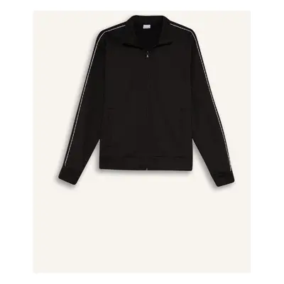 DEFACTO Fit Standard Fit Pocket Zippered Sweatshirt