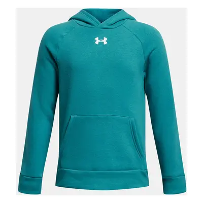 Under Armour Mikina UA Rival Fleece Hoodie-BLU - Kluci