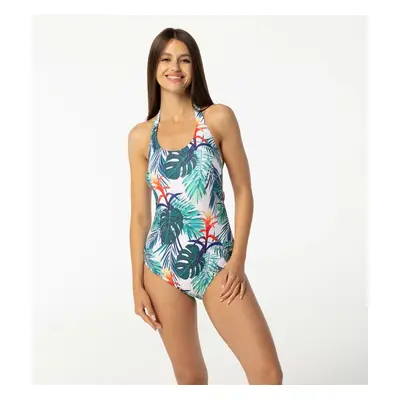 Aloha From Deer Woman's Tropic Open Back Swimsuit SSOB AFD342