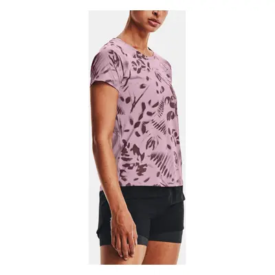 Under Armour Tričko Iso-Chill Print SS-PNK - Dámské