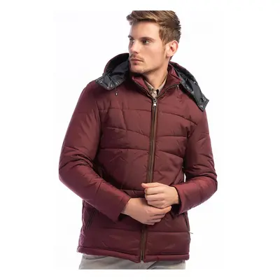 M8623 DEWBERRY COAT-PLAIN BURGUNDY