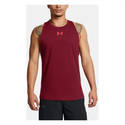 Pánské tílko Under Armour UA Zone Tank-RED - Pánské