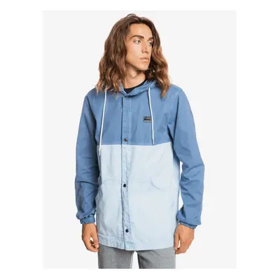 Modrá pánská lehká džínová bunda Quiksilver Natural Dyed - Pánské