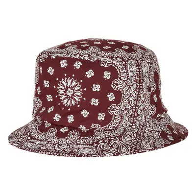 Bandana Print Bucket Klobouk třešeň/bílá